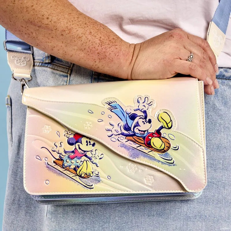 Loungefly Disney Mickey & Friends Winter Wonderland Crossbody Bag - Ginga Toys