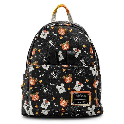 Loungefly popular Disney Mickey and Minnie Spooky Mice Mini Backpack with Ears Headband