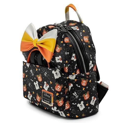 Loungefly Disney Mickey & Minnie Mouse Spooky Mini Backpack & Ears Headband Set - Loungefly - Ginga Toys