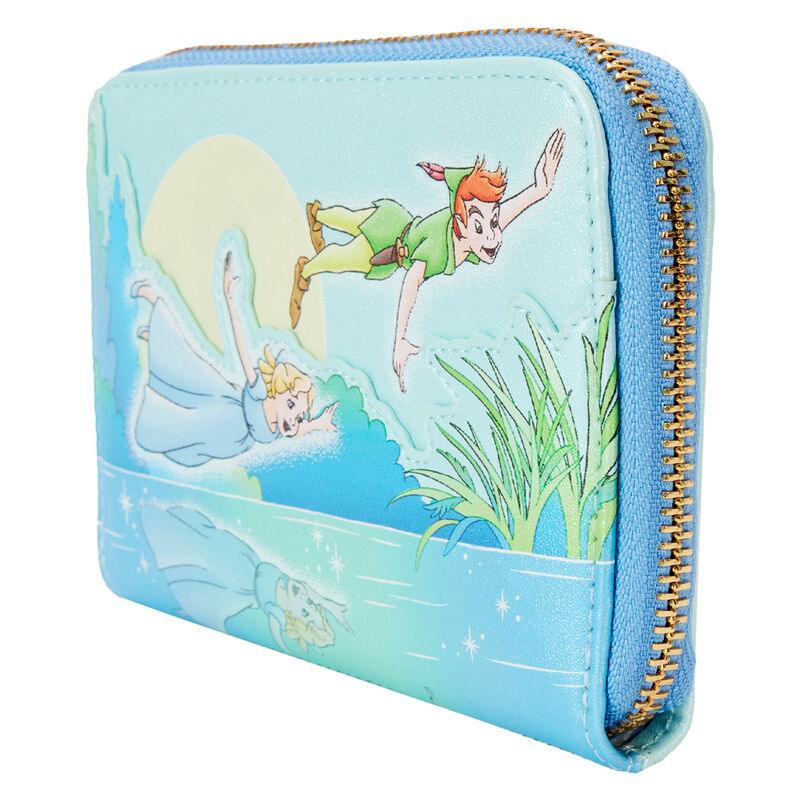 Loungefly Disney Peter Pan You Can Fly Glow Zip Around Wallet - Ginga Toys