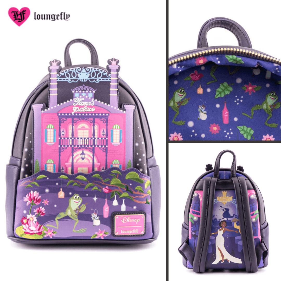 Loungefly Disney Princess And The Frog Tiana's Palace Mini Backpack - Loungefly - Ginga Toys