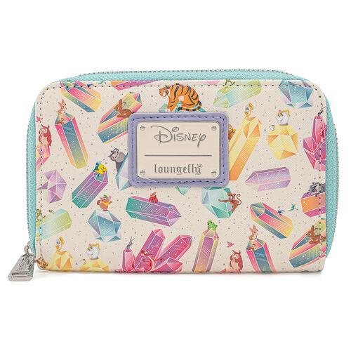 Loungefly Disney Princess Crystal Sidekicks AOP Zip Around Wallet - Loungefly - Ginga Toys