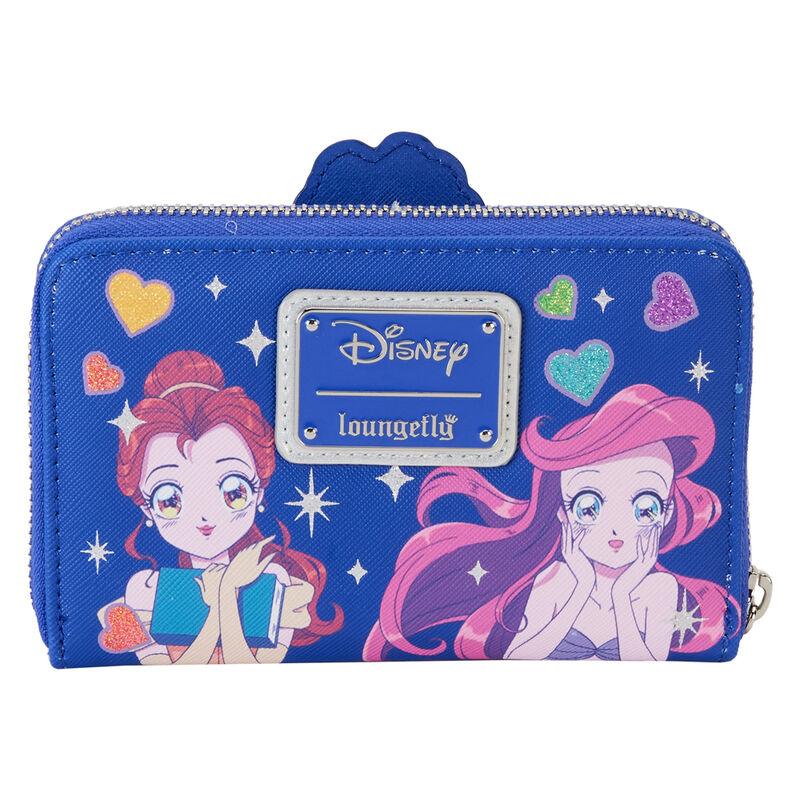 Loungefly Disney Princess Manga Style Zip Around Wallet - Ginga Toys