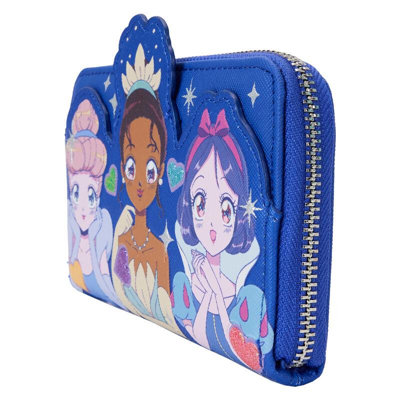 Loungefly Disney Princess Manga Style Zip Around Wallet - Ginga Toys