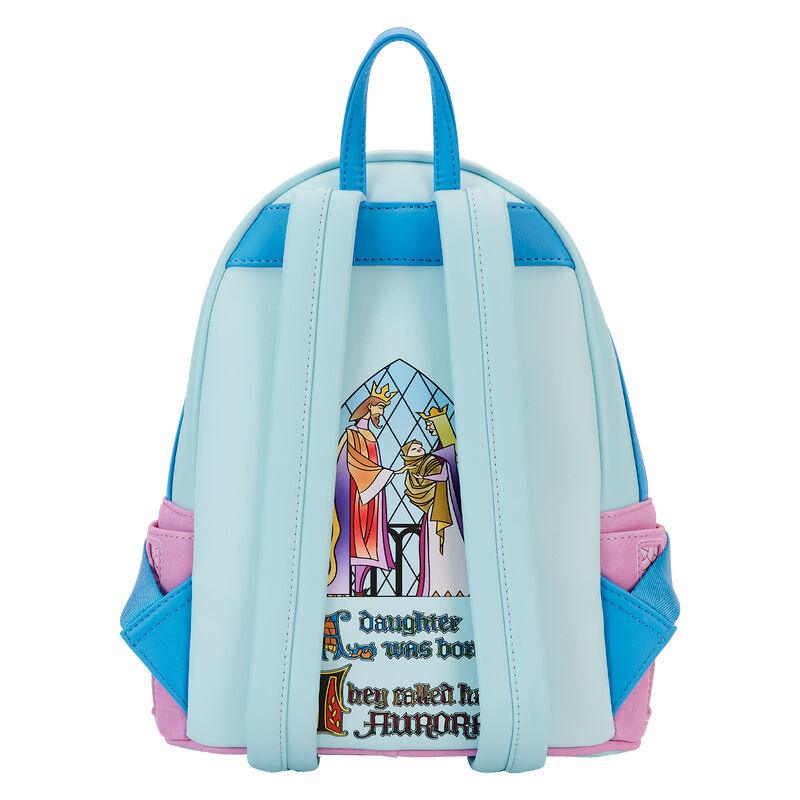 Loungefly Disney Sleeping Beauty Castle Three Good Fairies Stained Glass Mini Backpack - Loungefly - Ginga Toys