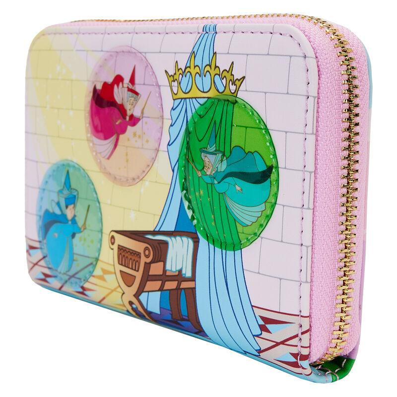 Loungefly Disney Sleeping Beauty Castle Three Good Fairies Stained Glass Wallet - Loungefly - Ginga Toys