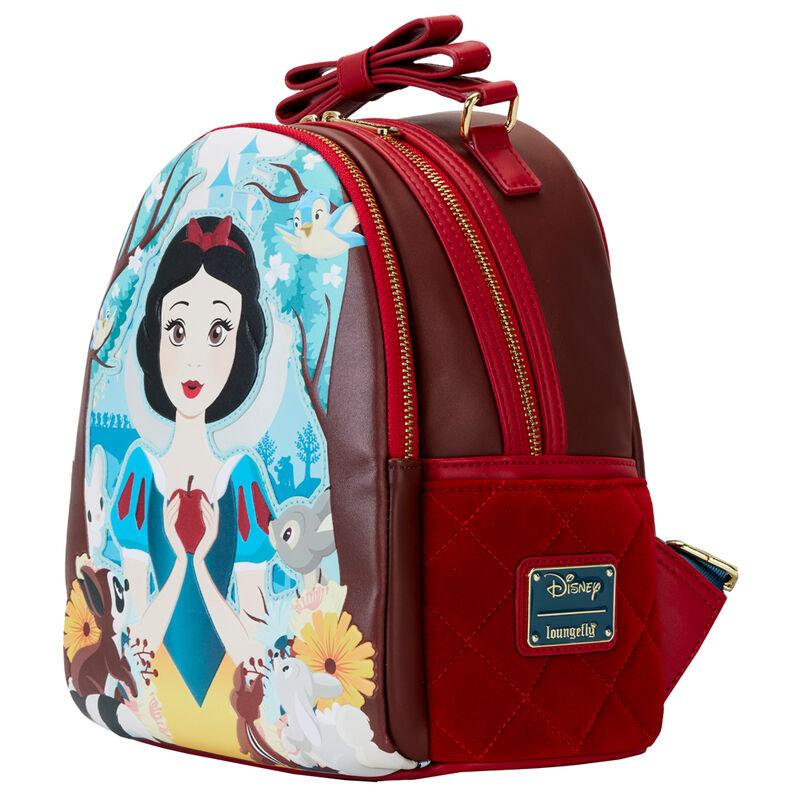 Loungefly Disney Snow White Classic Apple Quilted Velvet Mini Backpack - Loungefly - Ginga Toys