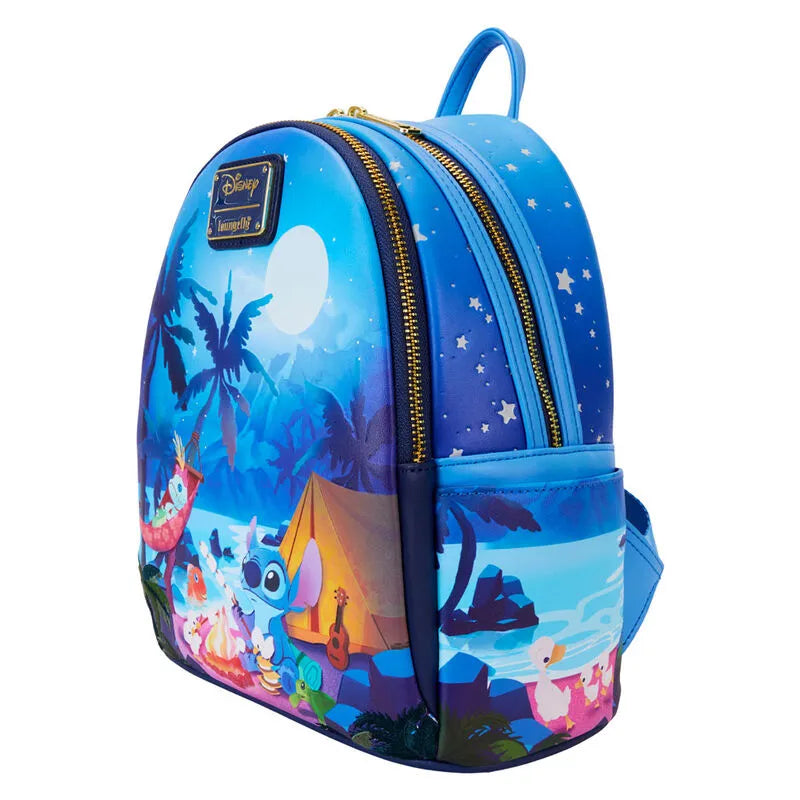 Loungefly Disney Stitch Camping Cuties Glow Mini Backpack - Ginga Toys