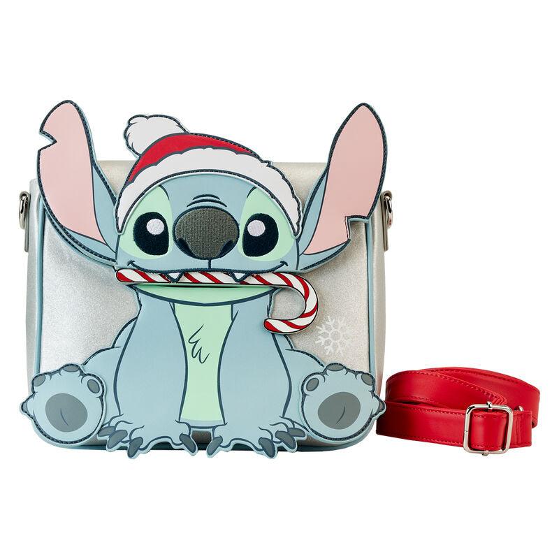 Loungefly Disney Stitch Holiday Glitter Crossbody Bag - Loungefly - Ginga Toys