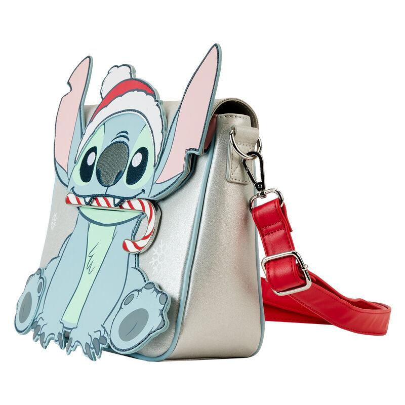 Loungefly Disney Stitch Holiday Glitter Crossbody Bag - Loungefly - Ginga Toys