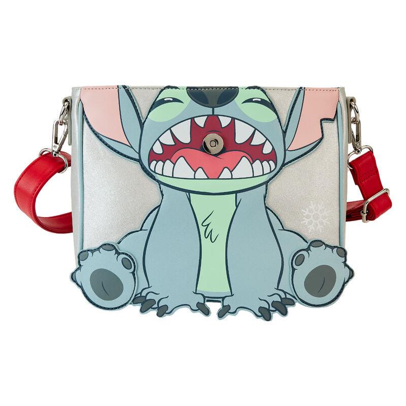 Loungefly Disney Stitch Holiday Glitter Crossbody Bag - Loungefly - Ginga Toys