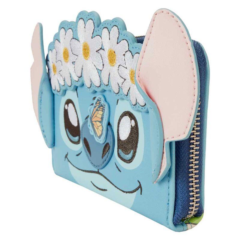 Loungefly Disney Stitch Springtime Daisy Cosplay Zip Around Wallet - Ginga Toys