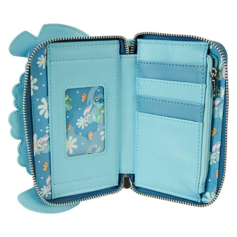 Loungefly Disney Stitch Springtime Daisy Cosplay Zip Around Wallet - Ginga Toys