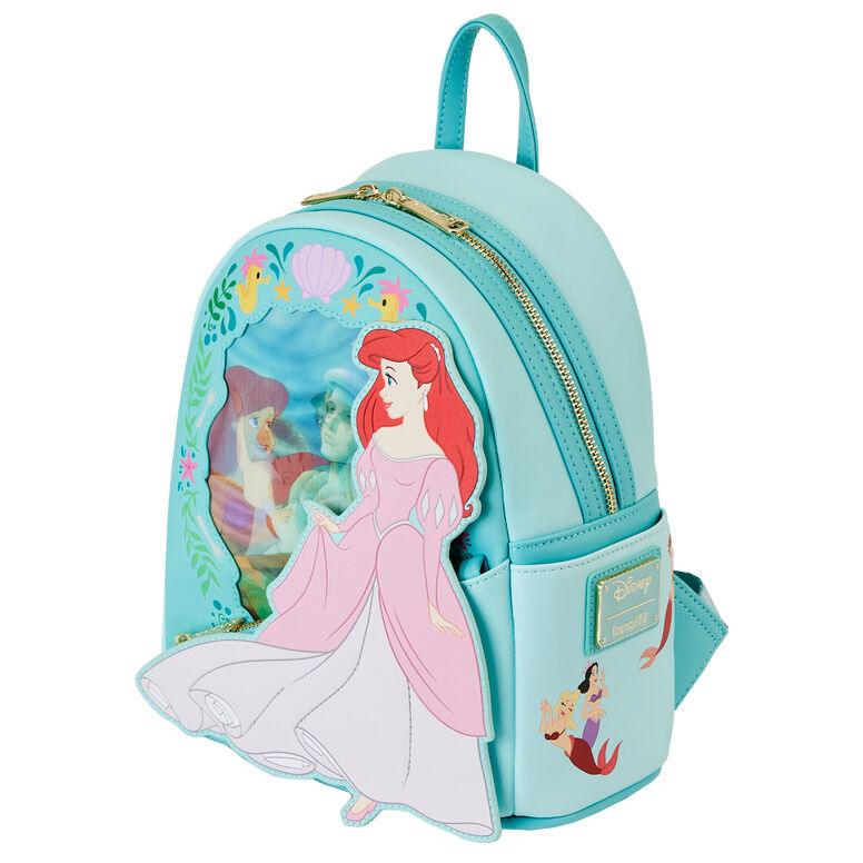 Loungefly Disney The Little Mermaid Princess Series Lenticular Mini Backpack - Loungefly - Ginga Toys