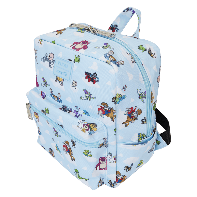 Loungefly Disney Toy Story Movie Collab All-Over Print Nylon Square Mini Backpack - Ginga Toys