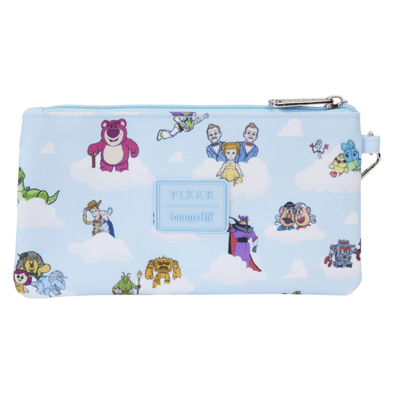 Loungefly Disney Toy Story Movie Collab All-Over Print Nylon Zipper Pouch Wristlet - Ginga Toys