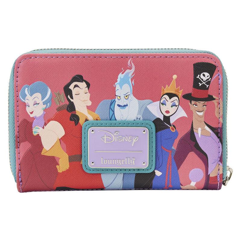 Loungefly Disney Villains Color Block Zip Around Wallet - Loungefly - Ginga Toys