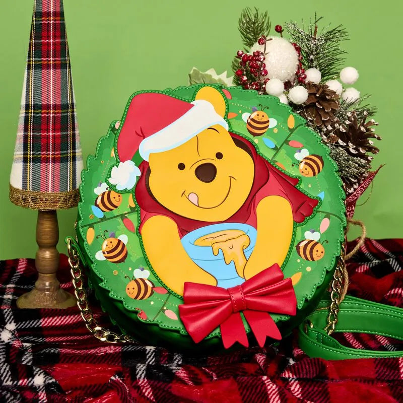 Loungefly Disney Winnie The Pooh Stuck In Wreath Glow Crossbody Bag - Ginga Toys