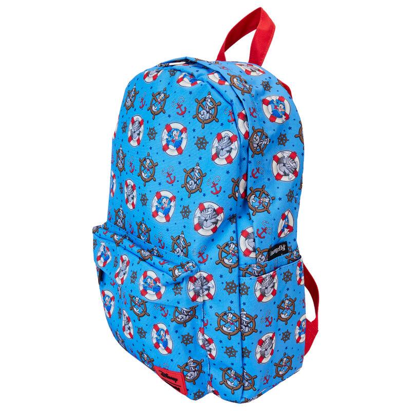 Loungefly Donald Duck 90th Anniversary All-Over Print Nylon Full-Size Backpack - Ginga Toys