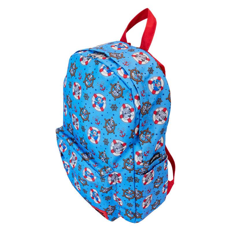 Loungefly Donald Duck 90th Anniversary All-Over Print Nylon Full-Size Backpack - Ginga Toys