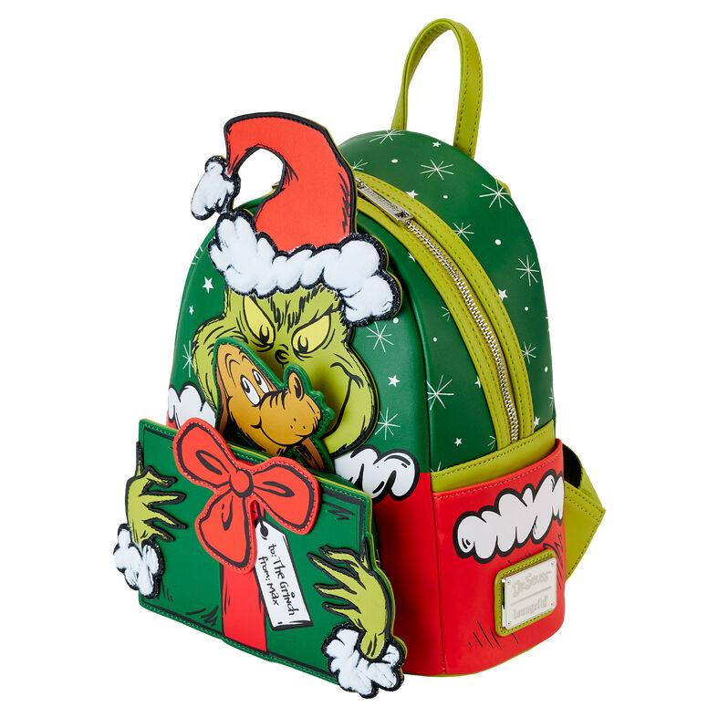 Loungefly Dr. Seuss How the Grinch Stole Christmas! Santa Mini backpack - Ginga Toys