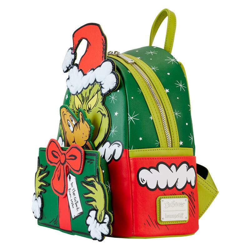 Loungefly Dr. Seuss How the Grinch Stole Christmas! Santa Mini backpack - Ginga Toys