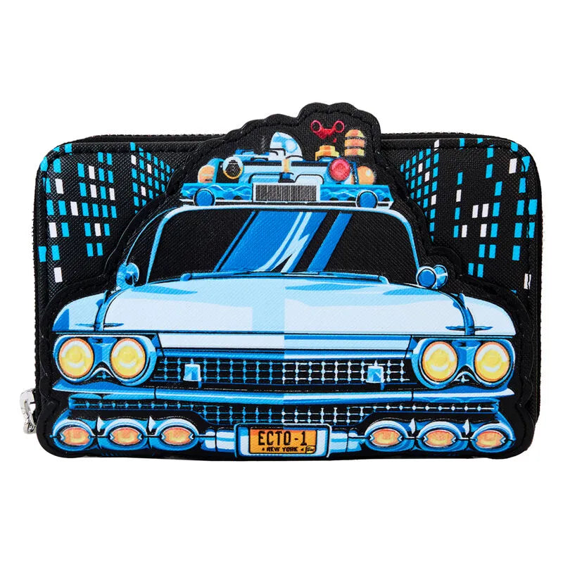 Loungefly Ghostbusters Ecto-1 Glow Zip Around Wallet - Ginga Toys