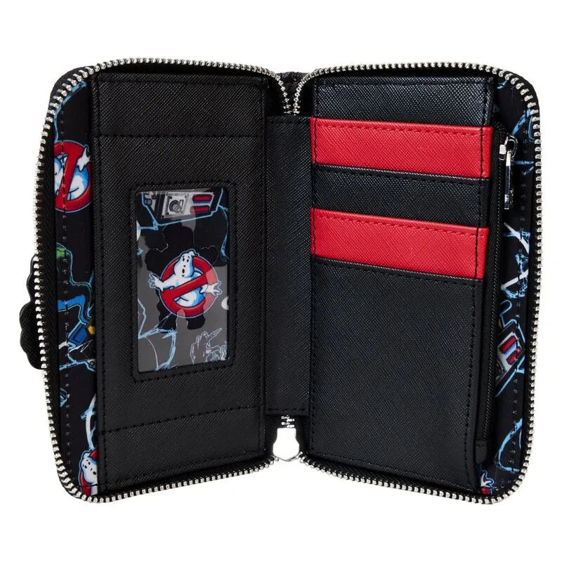 Loungefly Ghostbusters Ecto-1 Glow Zip Around Wallet - Ginga Toys