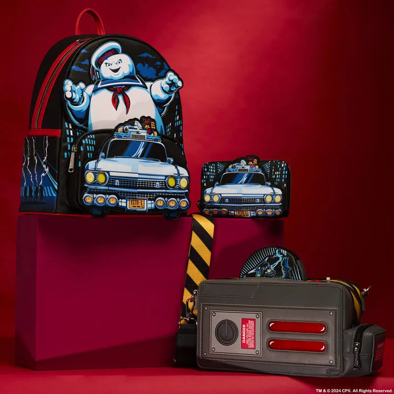 Loungefly Ghostbusters Ecto-1 Glow Zip Around Wallet - Ginga Toys