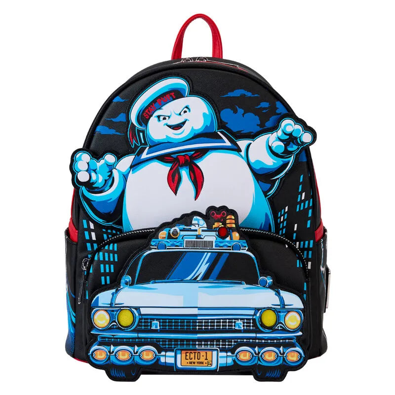 Loungefly Ghostbusters Stay Puft Ecto-1 Light Up Mini Backpack - Ginga Toys