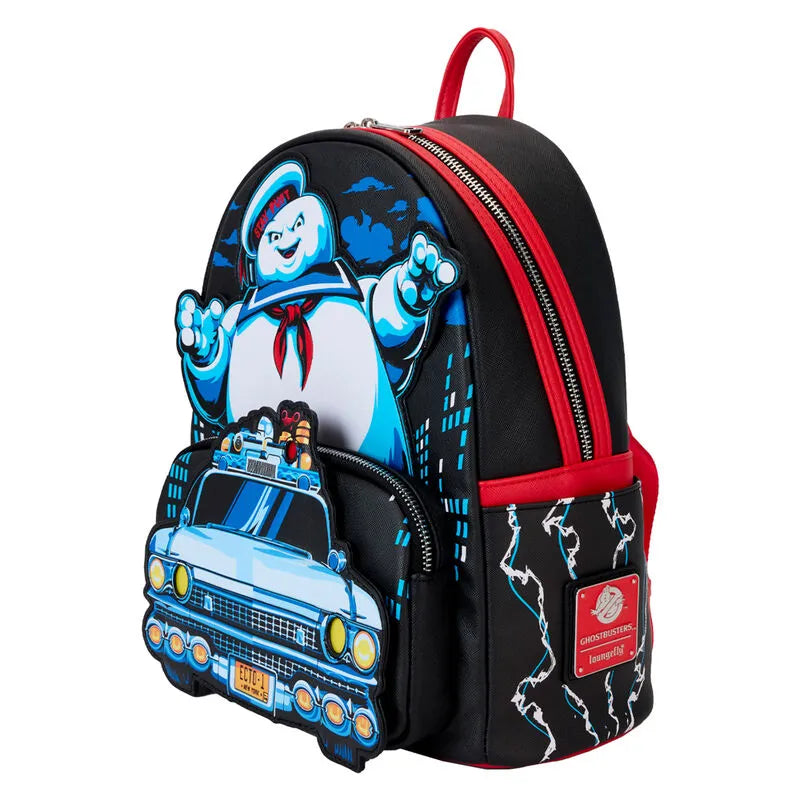 Loungefly Ghostbusters Stay Puft Ecto-1 Light Up Mini Backpack - Ginga Toys