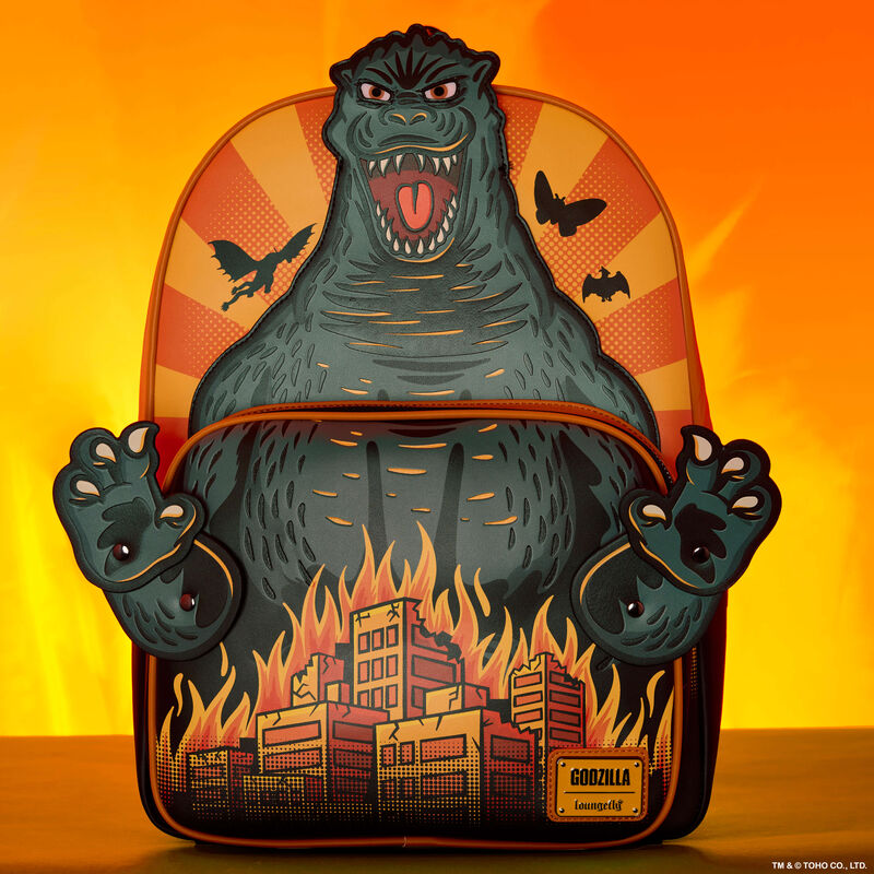 Loungefly Godzilla Attack Full-Size Backpack - Ginga Toys