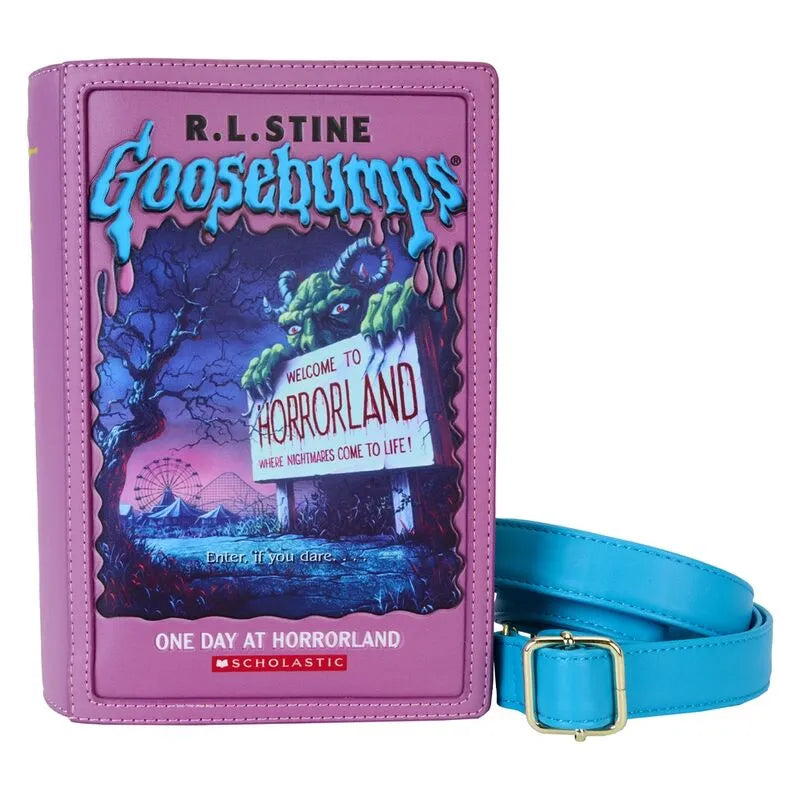 Loungefly Goosebumps One Day at Horrorland Book Crossbody Bag - Ginga Toys