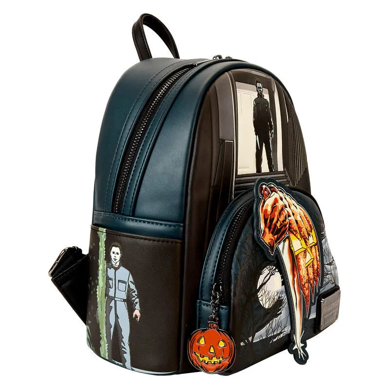 Loungefly Halloween Michael Myers Jack-O'-Lantern Glow Mini Backpack - Ginga Toys