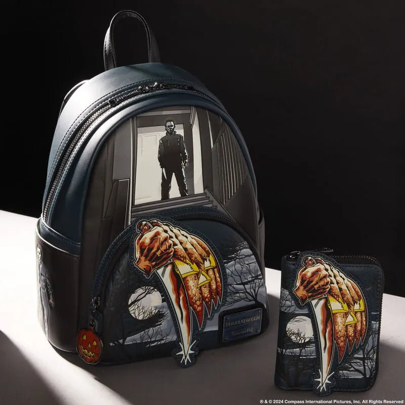 Loungefly Halloween Michael Myers Jack-O'-Lantern Glow Mini Backpack - Ginga Toys