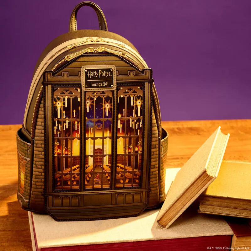 Loungefly Harry Potter Hogwarts Great Hall Light Up Mini Backpack - Ginga Toys