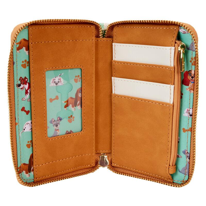 Loungefly I Heart Disney Dogs Doghouse Triple Lenticular Zip Around Wallet - Loungefly - Ginga Toys