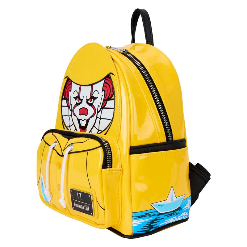 Loungefly It Pennywise Raincoat Cosplay Glow Mini Backpack - Ginga Toys