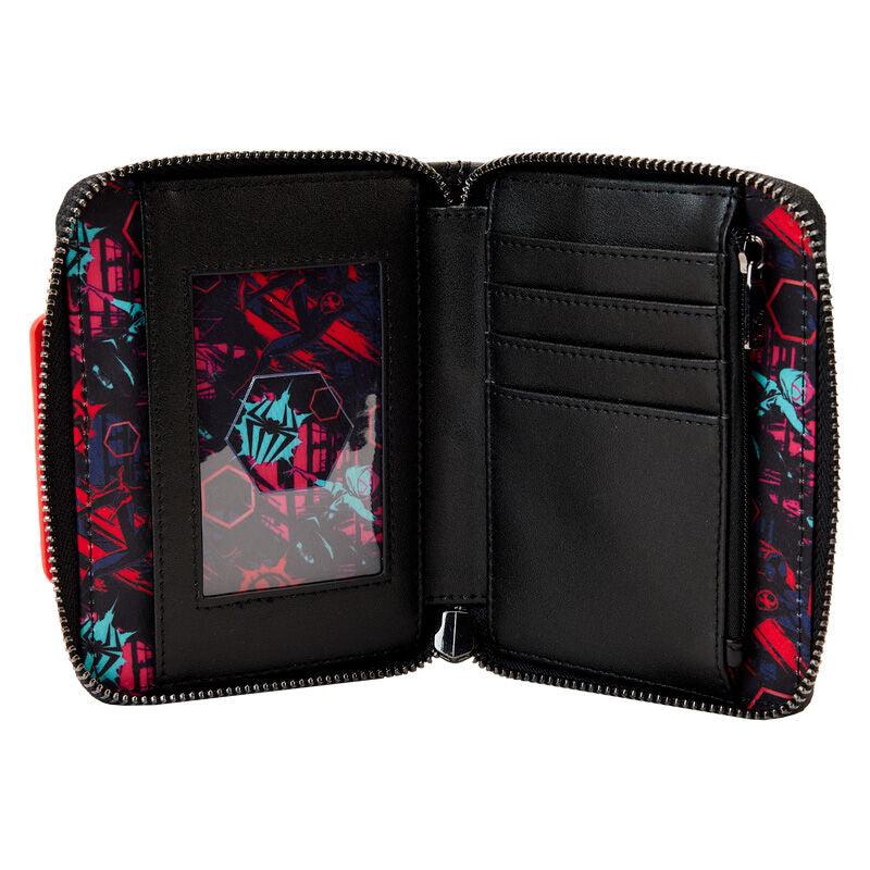 Loungefly Marvel Across the Spider-Verse Lenticular Zip Around Wallet - Loungefly - Ginga Toys