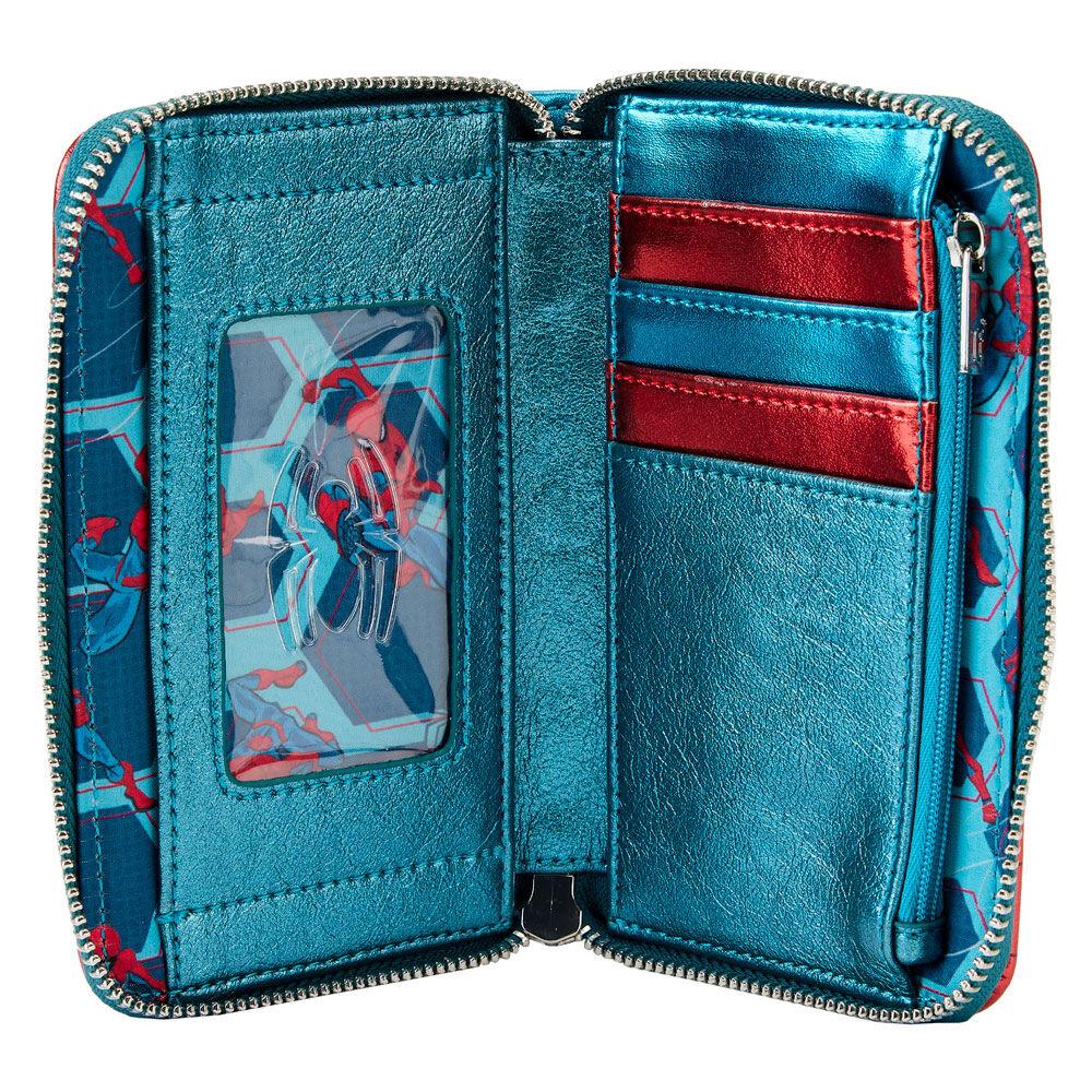 Loungefly Marvel Metallic Spider-Man Zip Around Wallet - Loungefly - Ginga Toys