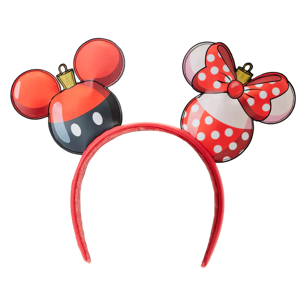 Loungefly Mickey & Minnie Mouse Ornament Ear Headband - Loungefly - Ginga Toys