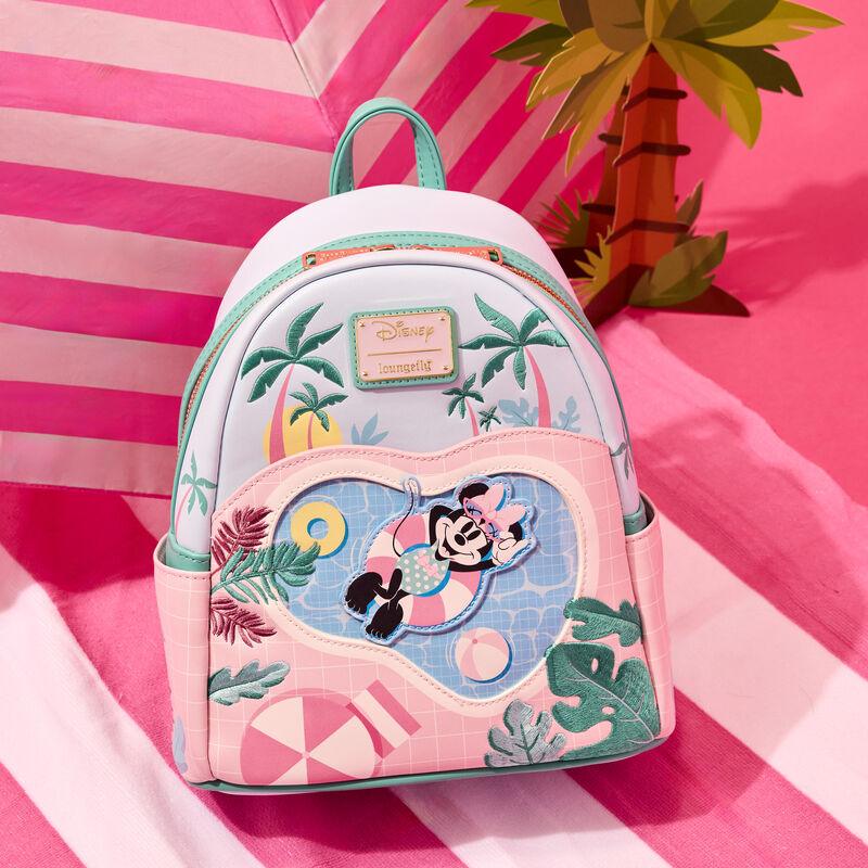 Loungefly Minnie Mouse Vacation Style Poolside Mini Backpack - Ginga Toys