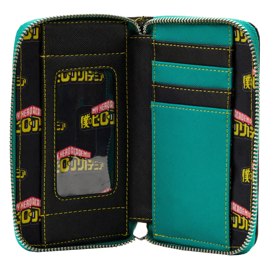 Loungefly My Hero Academia Deku Zip Around Wallet - Loungefly - Ginga Toys