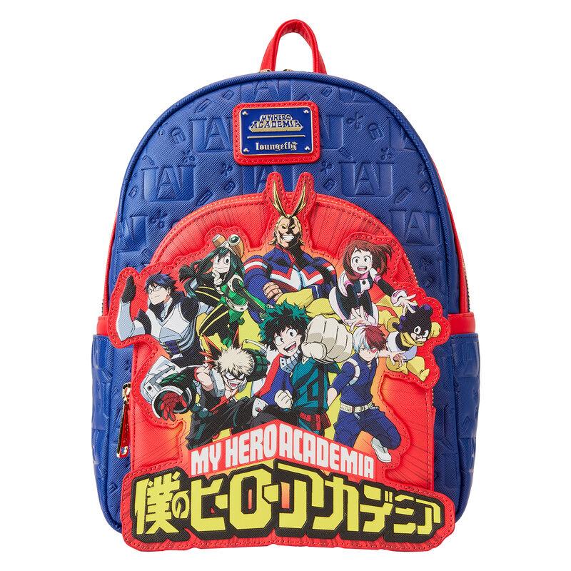 Loungefly My Hero Academia Group Debossed Logo Mini Backpack - Loungefly - Ginga Toys