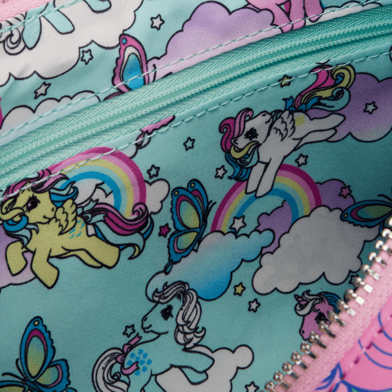 Loungefly My Little Pony Large All-Over Print Crossbody Bag with Coin Bag - Ginga Toys