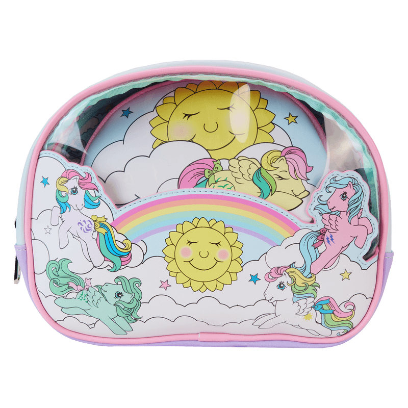 Loungefly My Little Pony Sky Scene 3-Piece Cosmetic Bag Set - Ginga Toys