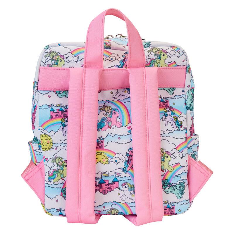 Loungefly My Little Pony Sky Scene All-Over Print Nylon Square Mini Backpack - Ginga Toys