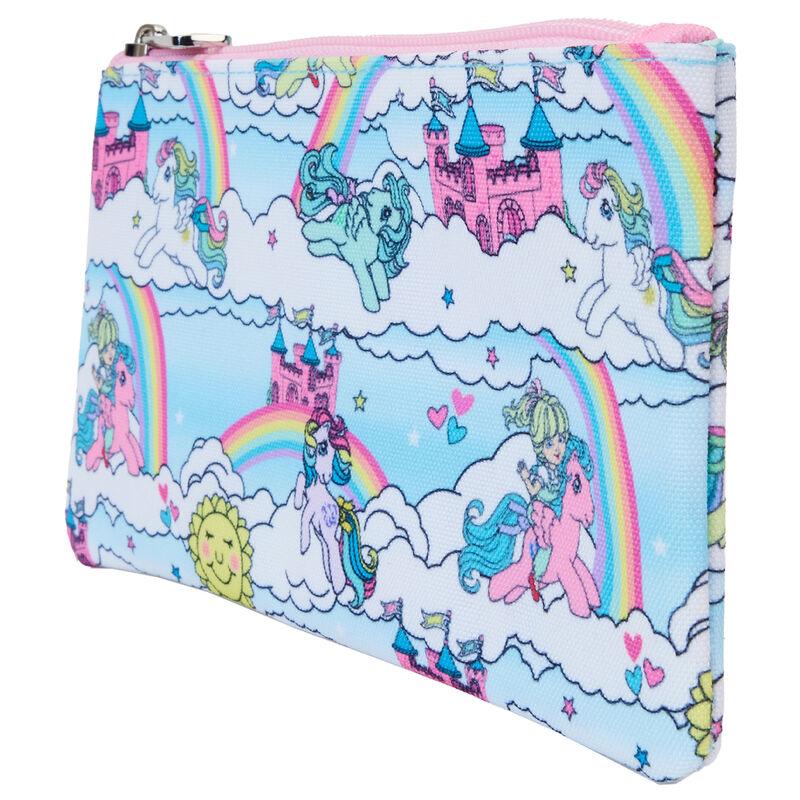 Loungefly My Little Pony Sky Scene All-Over Print Nylon Zipper Pouch Wristlet - Ginga Toys