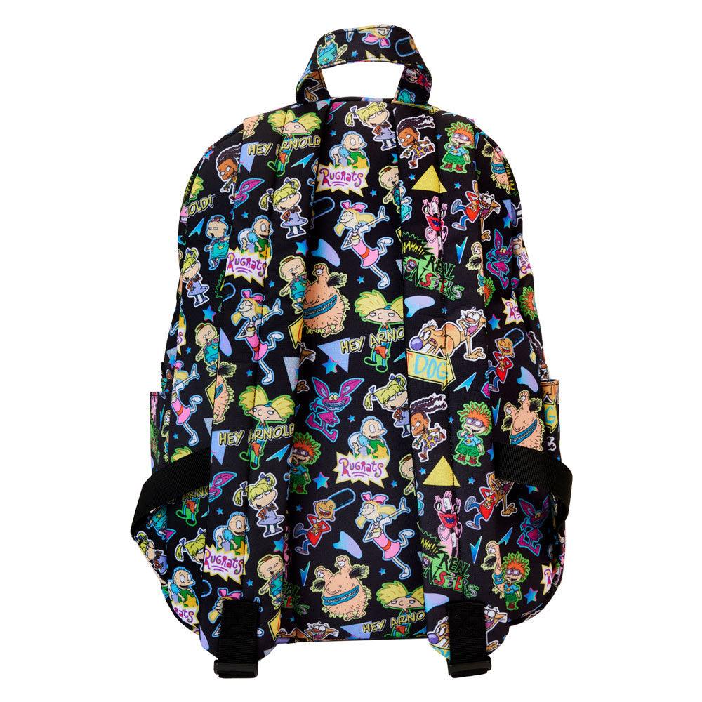 Loungefly Nickelodeon Character All-Over Print Nylon Backpack - Ginga Toys