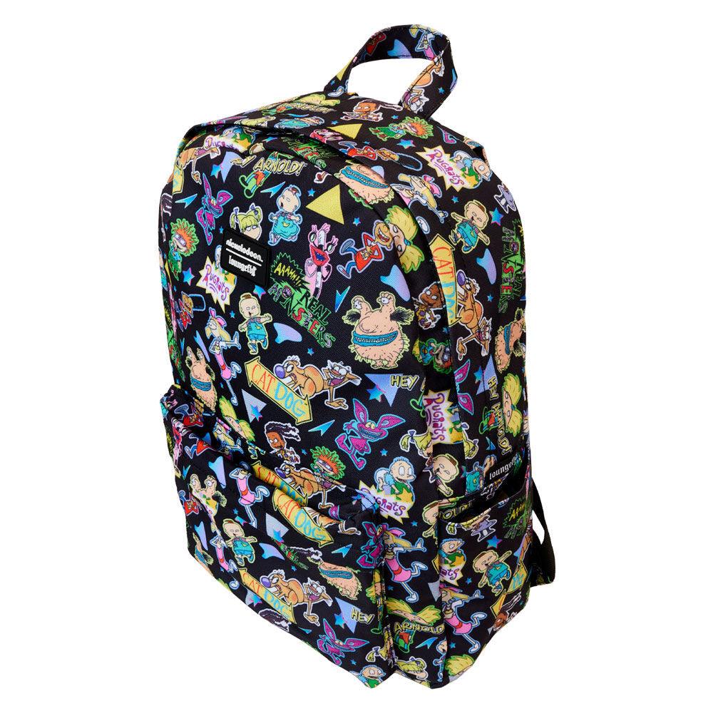 Loungefly Nickelodeon Character All-Over Print Nylon Backpack - Ginga Toys